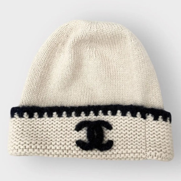 Chanel Cashmere Wool CC Beanie - Picture 1 of 7